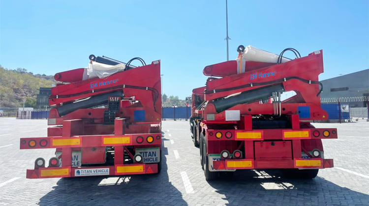 40Ft CN Hammar Container Side Loader Trailer Price for Sale in Guyana