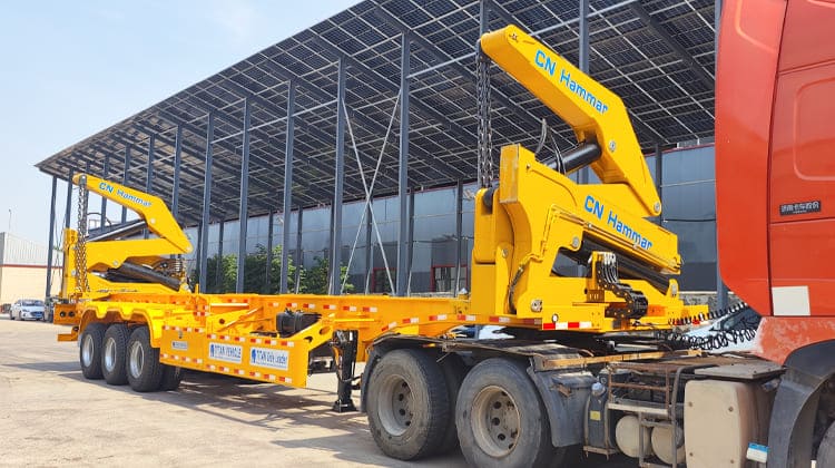 40Ft CN Hammar Container Side Loader Trailer Price for Sale in Guyana