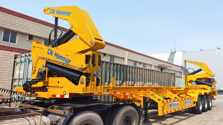 40Ft CN Hammar Container Side Loader Trailer Price for Sale in Guyana