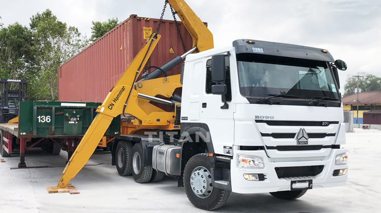45 Ton CN Hammar Sidelifter Container Trailer for Sale in Guyana