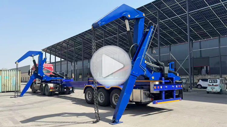 45 Ton CN Hammar Sidelifter Container Trailer for Sale in Guyana