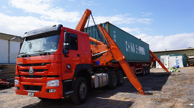 45 Ton CN Hammar Sidelifter Container Trailer for Sale in Guyana