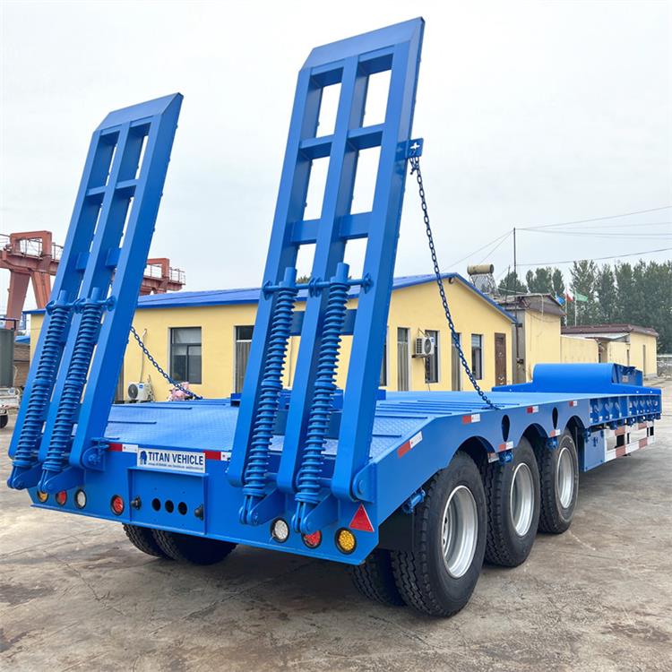 40ft Tri Axle Low Bed Trailer