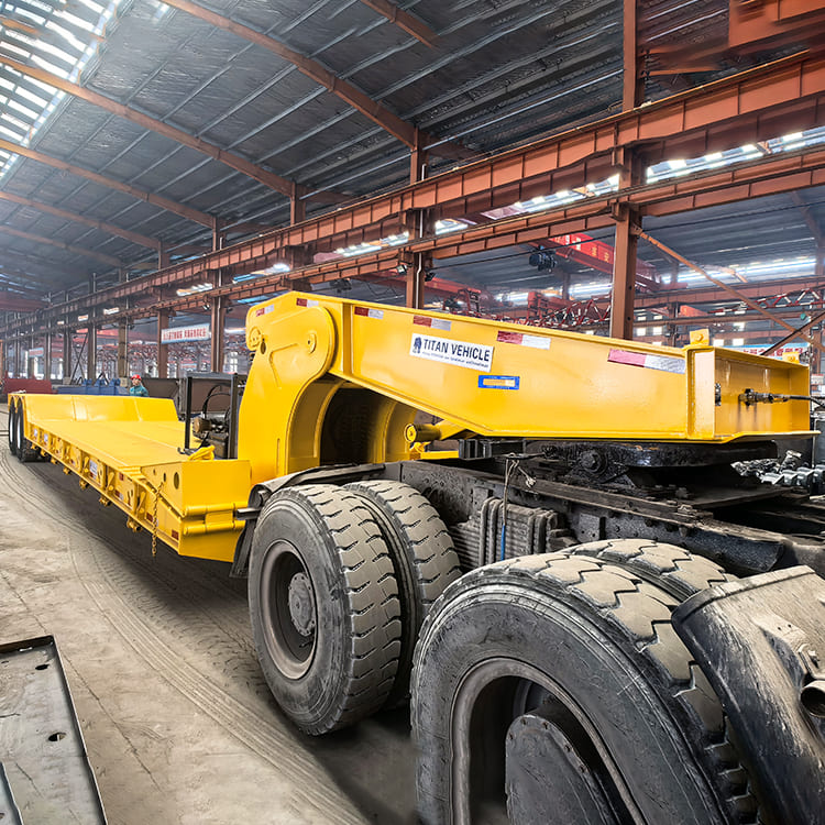 2 Axle 60 Ton Removable Gooseneck Trailer