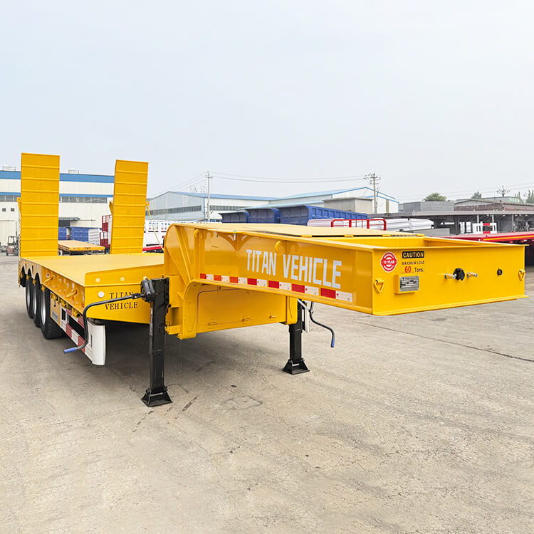 3 Axle Semi Low Loader Trailer