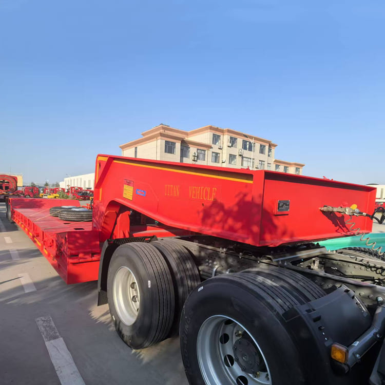 Removable Gooseneck Lowboy Trailer