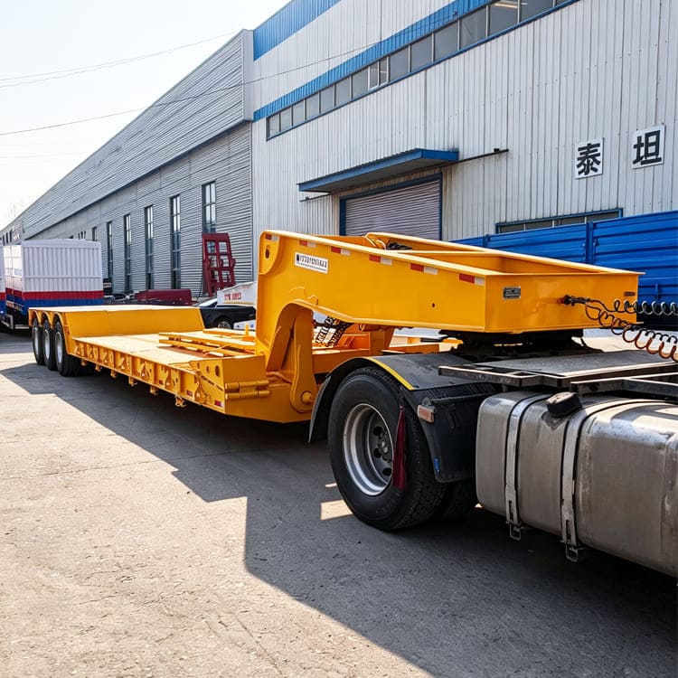 80 Ton Detachable Gooseneck Trailer