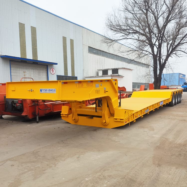100 Ton Lowboy Gooseneck Trailer