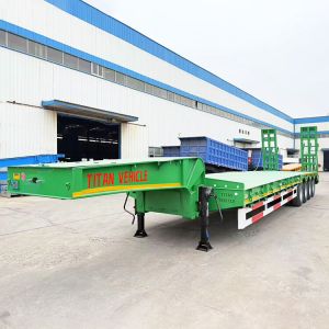 100 Ton Semi Lowbed Trailer Truck