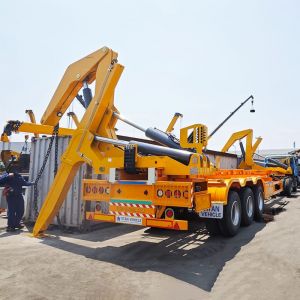 37 Ton Container Trailer with Crane