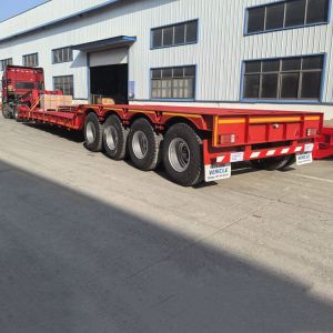 4 Axle Detachable Lowboy Trailer